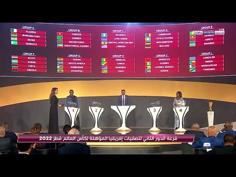 نتائج قرعة تصفيات إفريقيا المؤهلة لكأس العالم قطر 2022