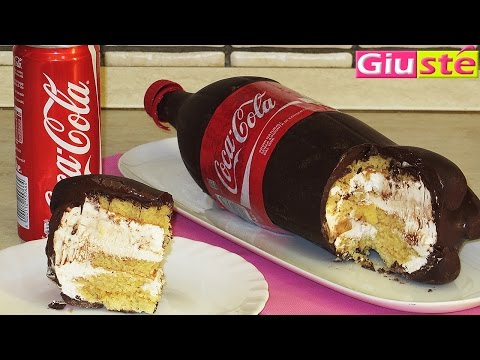 Gâteau façon bouteille de Coca Cola XXL