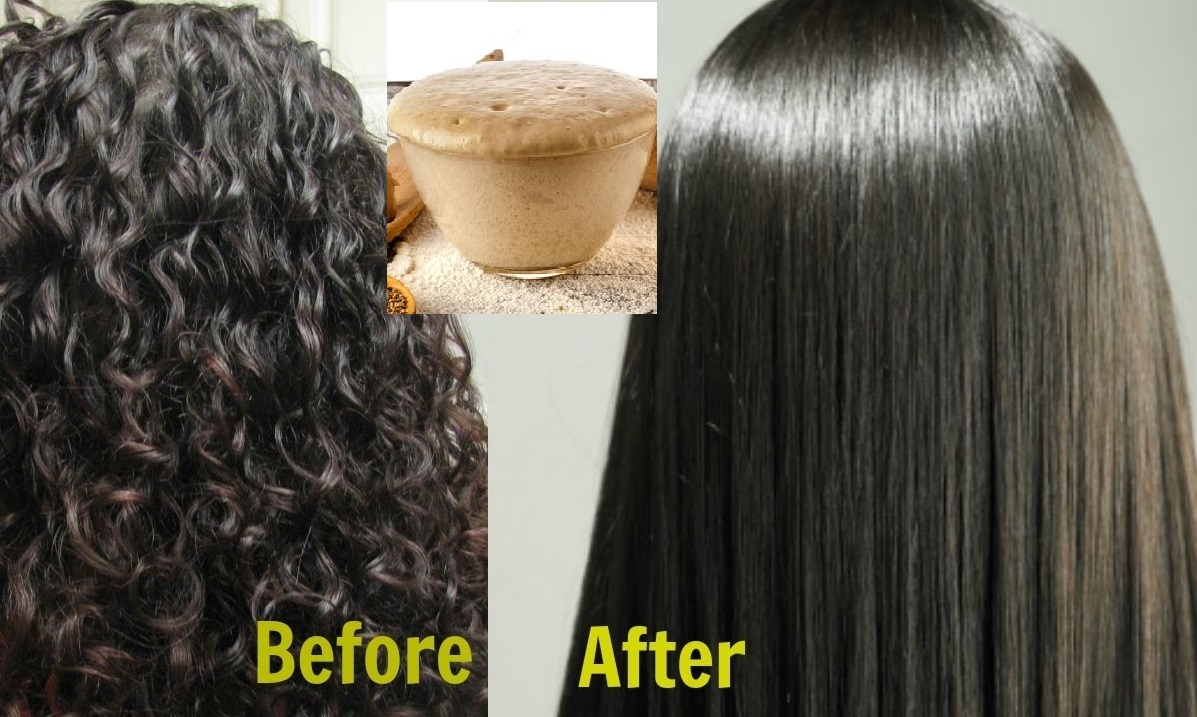فرد الشعر بالخميرة – طريقة عبقرية تغنيكِ عن البروتين في تنعيم الشعر شديد الخشونة كالحرير من أول استعمال