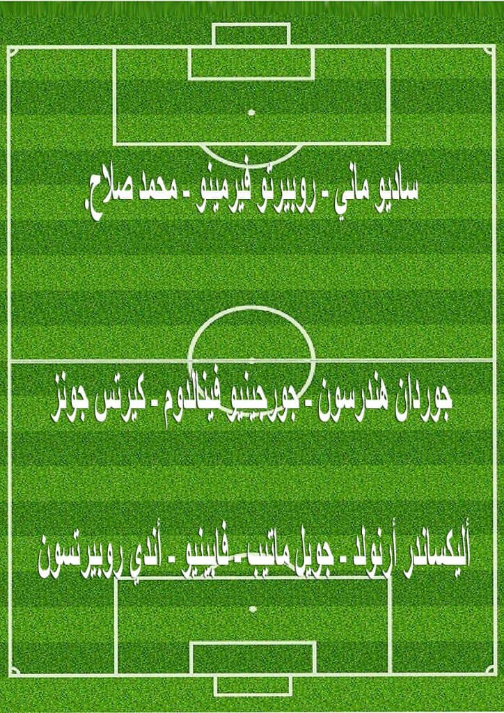 تشكيل مباراة ليفربول أمام كريستال بالاس