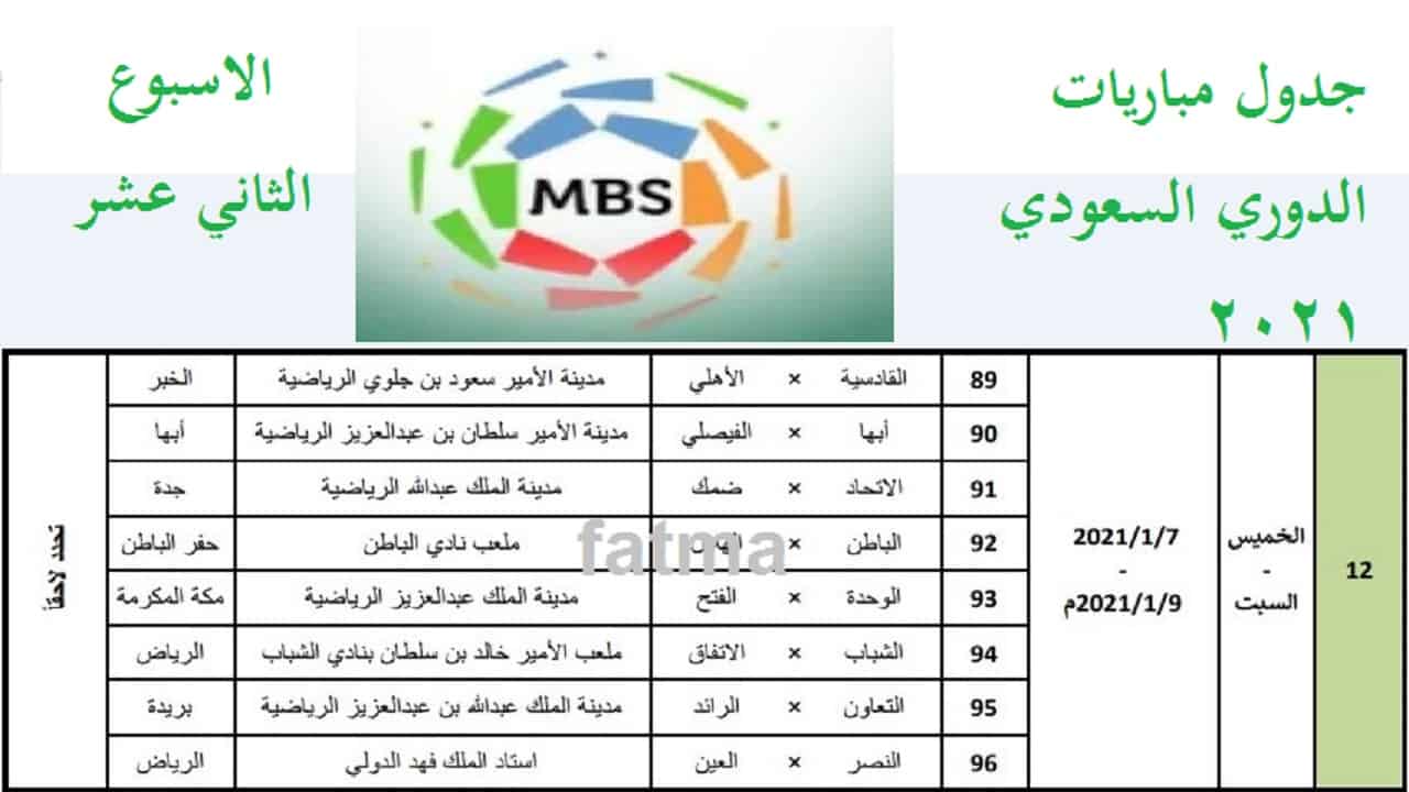 مباريات الاهلي المتبقية في الدوري السعودي