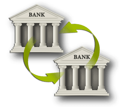 رسوم التحويل بين البنوك