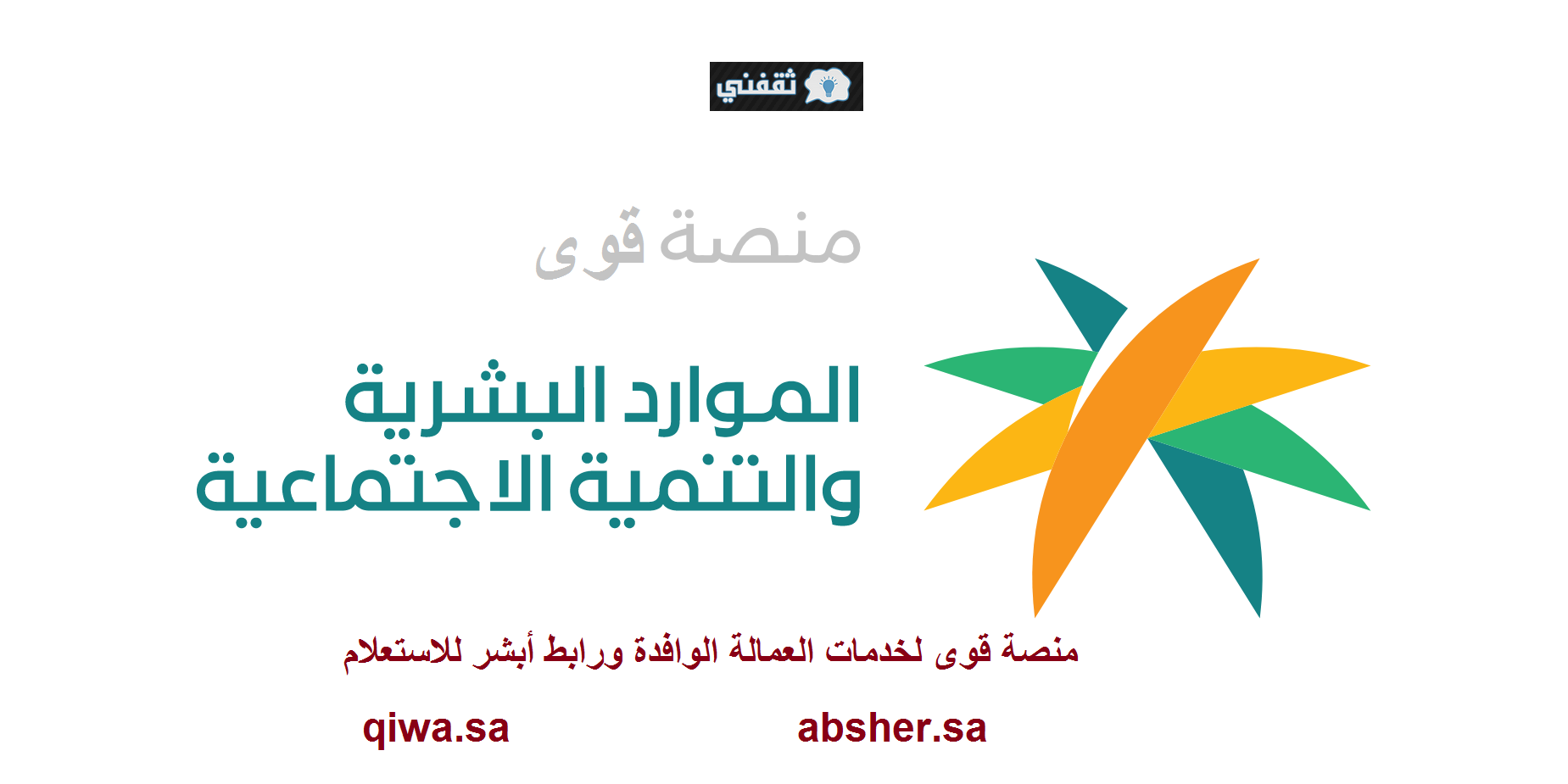 رابط منصة قوى تسجيل خدمات العمالة الوافدة  qiwa.sa لخدمة المنشآت والأفراد وزارة الموارد البشرية إلغاء نظام الكفيل