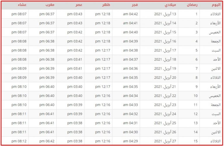 Ù…ÙˆØ¹Ø¯ Ø§Ø°Ø§Ù† Ø§Ù„Ù…ØºØ±Ø¨ ÙÙŠ Ø¹ÙŠÙˆÙ† Ø§Ù„Ø¬ÙˆØ§Ø¡ Ø§Ù„ÙŠÙˆÙ…