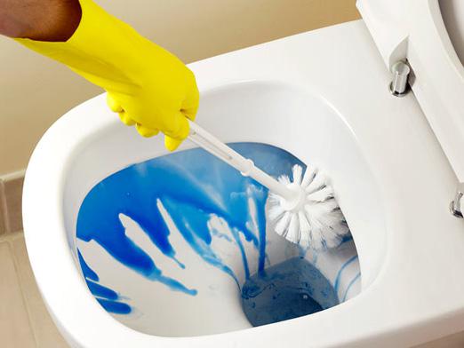 تنظيف المرحاض من الداخل بطريقة سليمة لتطهيره من الميكروبات
