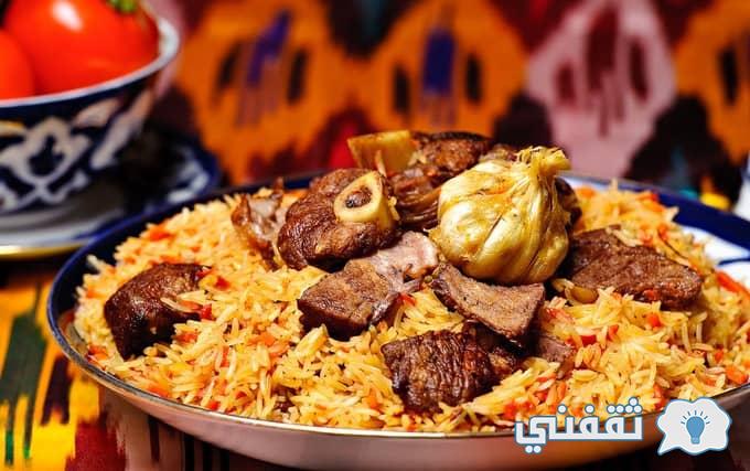 طريقة عمل الأرز البخاري باللحم