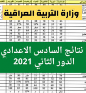 عبر نتائجنا ظهور نتائج السادس الإعدادي للدور الثاني بالعراق