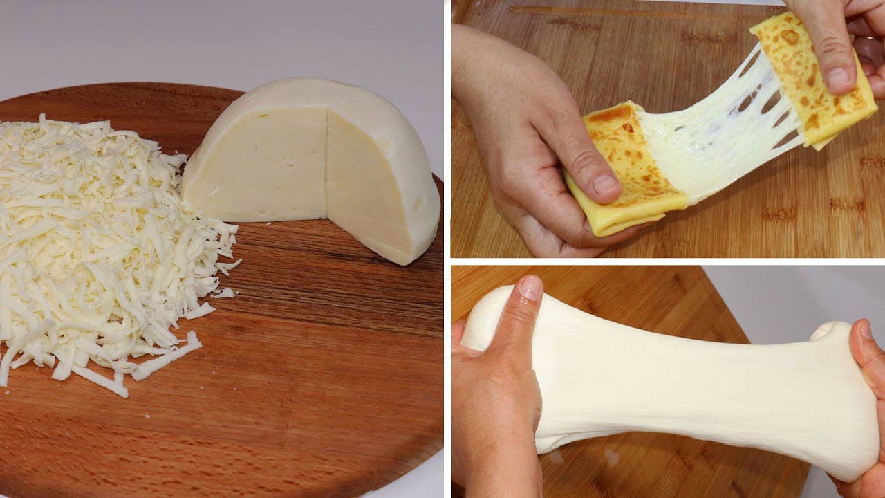 سر عمل الجبنة الموزاريلا بثلاث مكونات فقط في البيت وفي 10 دقائق فقط
