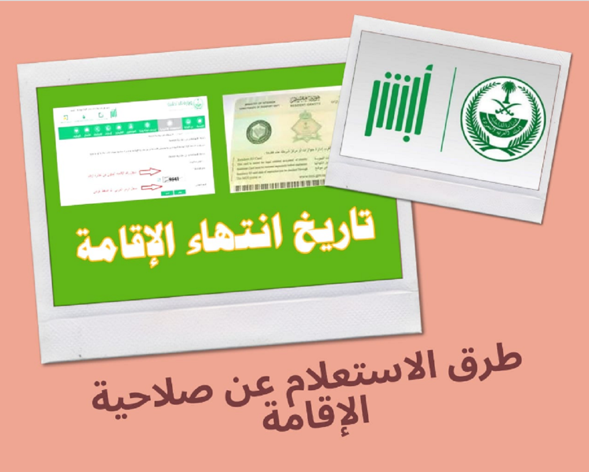 الاستعلام عن صلاحية الاقامة