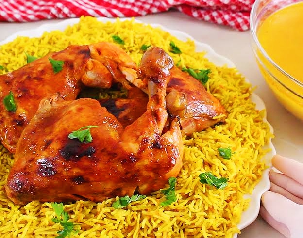 طريقة عمل كبسة الدجاج السعودية بأرز بسمتي والدجاج
