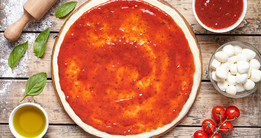 صوص البيتزا الأصلي بنكهة الريحان