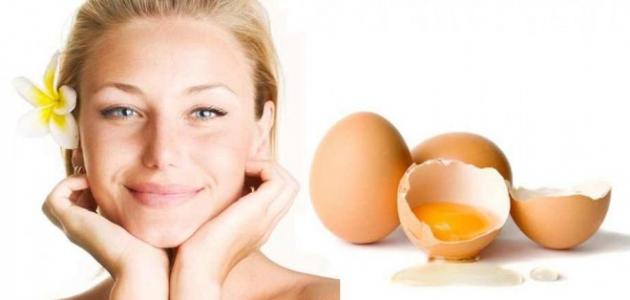 بياض البيض لشد تجاعيد البشرة وتبييضها وماسكات مجربة للتفتيح من بياض البيض