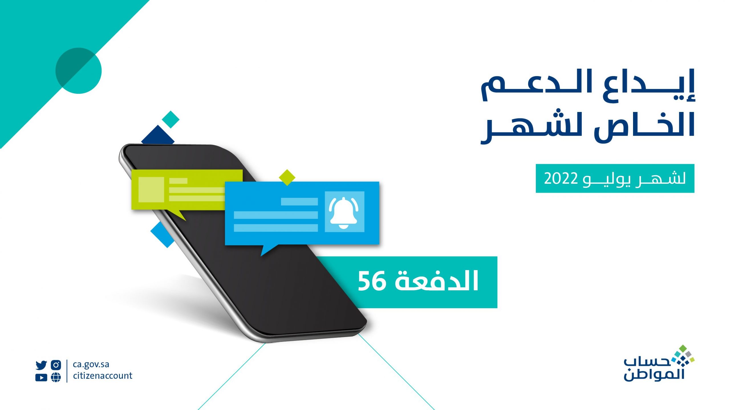 دعم الودائع على حساب المواطن الدفعة 56