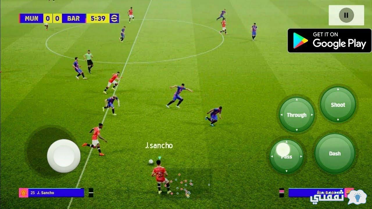 efootball pes 22 mobile