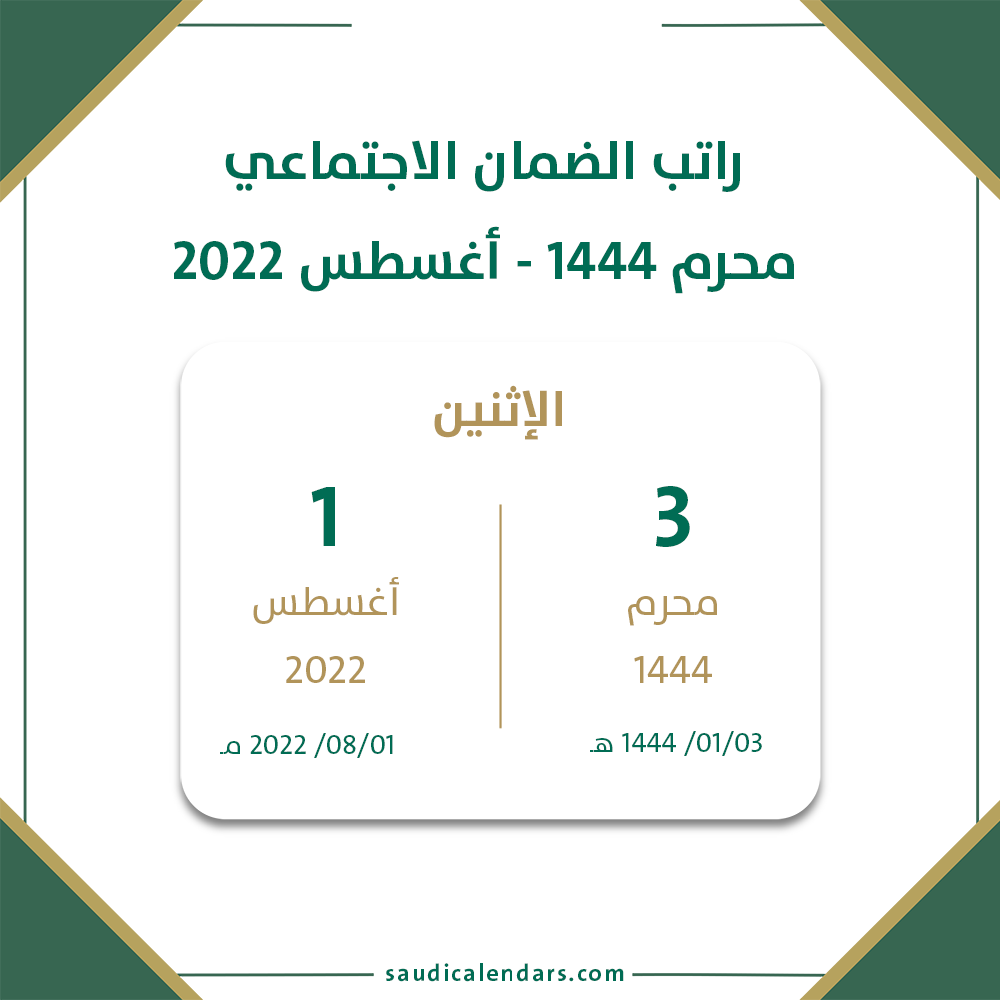 متى ينزل الضمان الاجتماعي المطور