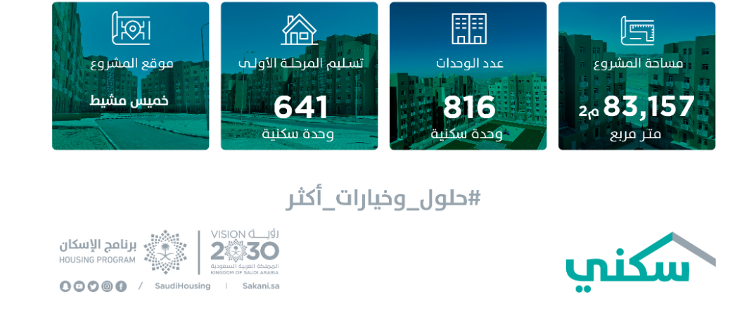 سكني يسلم 641 وحدة سكنية للأسر السعودية ضمن مشروع تلال الخميس في عسير