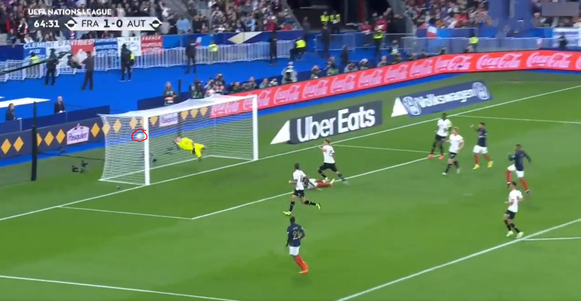 أهداف مباراة فرنسا ضد النمسا