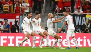 مباراة المغرب وإسبانيا